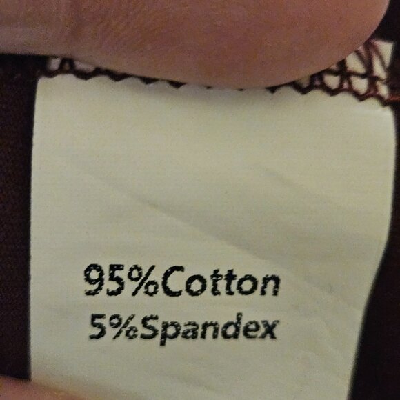 Nwot Holiday Burgundy wine long sleeve cotton stretch pockets casual dress XL - Picture 11 of 11